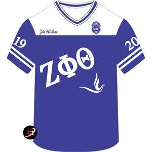 Top artículos griegos Sigma Gama Rho impreso spandex algodón Retro camiseta ropa deportiva transpirable ligero sublimación camiseta de fútbol - Product Image 3