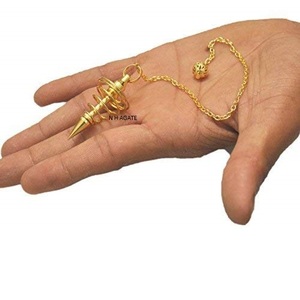 Di alta qualità di guarigione gemma di <span class=keywords><strong>metallo</strong></span> Dowsing pendolo all'ingrosso a spirale a buon mercato prezzi pendoli per pendolo in <span class=keywords><strong>metallo</strong></span> - Product Image 2