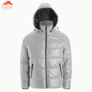 Chaqueta de Plumón Ecológica con Capucha para Hombre, Diseño Nuevo, Logotipo Personalizado, a Prueba de Viento, para Invierno, en Venta - Product Image 6
