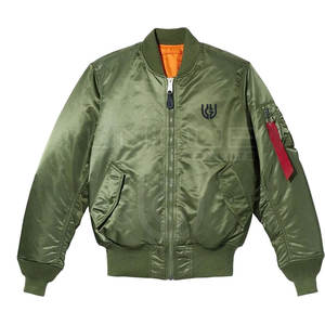 เสื้อแจ็กเก็ตบอมเบอร์สำหรับผู้ชายเสื้อแจ็กเก็ตบอมเบอร์แฟชั่นออกแบบได้เองโลโก้ของคุณเอง - Product Image 1