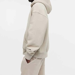 Sudadera con Capucha Extra Grande para Hombre, de Felpa Francesa 100% Algodón, Estilo Informal, Desgastada, con Bordado Personalizado, para Otoño - Product Image 2