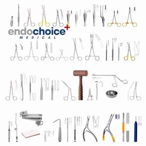 Juego de instrumentos de cirugía cardiovascular profesional de 73 piezas, potencia Manual de acero inoxidable para cirugía cardíaca, Endochoice Medical - Product Image 3