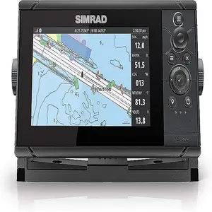 100% 原装Simrad Cruise 7-7英寸全球定位系统海图，带83/200传感器，预载C-MAP美国沿海地图