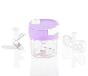 Vegetable Chopper Manual Multi-function Hand-pull Manual Stirrer Vegetables Onion Food Masher <b>Garlic</b> Chopper Vistaar Kitchenware - Product Image 3