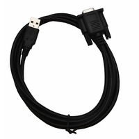 Cable adaptador serie USB a DB9 hembra, USB 2,0 macho a RS232 Com hembra DB9 Cable convertidor serie