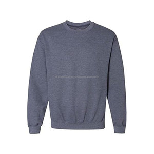 Sudadera de cuello redondo para venta al por mayor jersey de alta calidad liso teñido felpa en blanco Jogger blanco cuello redondo algodón personalizado - Product Image 2