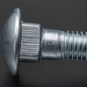 Perno de Carrocería DIN 603 Directo de Fábrica, Cabeza Redonda, Cuello Cuadrado, Zincado, Grado 4.8, Métrico M6-M20 - Product Image 2