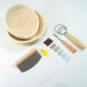 Ensemble d'ustensiles de cuisine de cadeau combiné panier d'épreuvage canne ovale paniers au levain pain, outils essentiels Vietnam vente en gros - Product Image 3