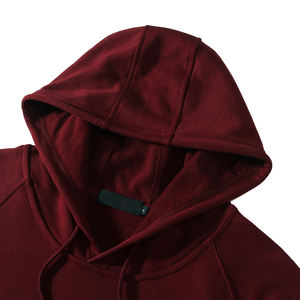 Sweat à capuche anti-bouloches pour hommes avec LOGO personnalisé coupe ajustée sweat-shirt d'hiver chaud en relief 3D XS sweat à capuche vierge de base en tricot non extensible - Product Image 4