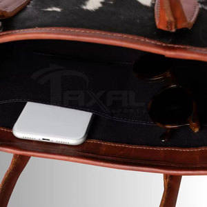 Monedero de cuero de vaca con correa ajustable 2025, monedero de cuero de vaca de diseño personalizado para mujer - Product Image 5