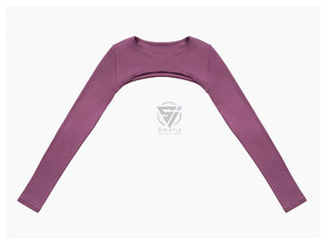 Ensemble de vêtements de sport pour femmes avec logo personnalisé, haut de yoga, leggings, tenue de course, respirant, séchage rapide, écologique, vêtements de sport pour la salle de sport et la remise en forme - Product Image 5