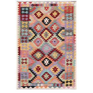 พรมกิลิมไมมาณา อัฟกานิสถาน ขนาด 250 x 173 ซม. พรมและชุดพรมแบบดั้งเดิมของชาวอัฟกัน - Product Image 1