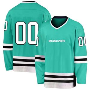 Último estilo Ropa deportiva Jersey de hockey sobre hielo personalizado Venta caliente Jersey de hockey sobre hielo Hecho en Pakistán - Product Image 1
