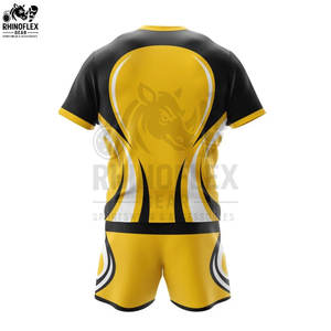 ชุดเสื้อฟุตบอลรักบี้แห้งเร็วระบายอากาศได้ดีชุดเสื้อเจอร์ซี่ใส่สบายดีไซน์ใหม่ล่าสุด - Product Image 2