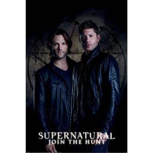 Modern Style Supernatural <b>Poster</b> Join the Hunt for Wall Decor Paper Material - Product Image 3