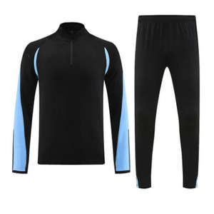 Survêtement de course pour homme personnalisé, best-seller, à capuche, fermeture à cordon, devant uni, respirant, séchage rapide, tissu en polyester et coton - Product Image 4