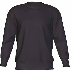 2025 sudaderas de manga larga de tela de algodón 100% con estilo para hombre superventas, ropa de invierno informal duradera, logotipo personalizado sólido - Product Image 1