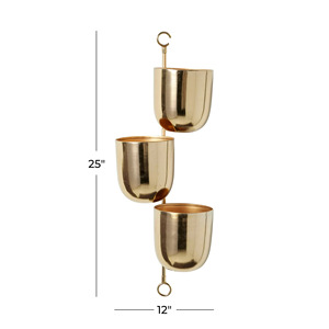 Maceta Colgante de Metal Ecológica, Nueva, Duradera, Estilo Americano, 3 en 1, para Hogar, Hoteles y Jardín - Product Image 5