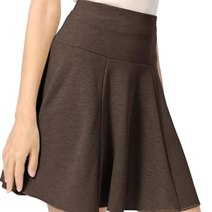 กระโปรงเทนนิสเอวสูงแห้งเร็วระบายอากาศได้ดีดีไซน์เป็นเส้น2025ใหม่ - Product Image 1