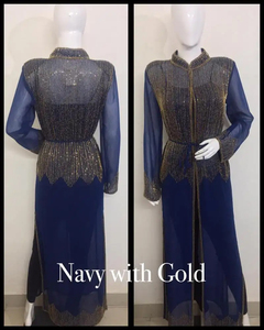 Último Diseño de Abaya, Ropa de Moda para Adultos, Diseño Femenino para Fiestas, Cócteles, Eventos Nocturnos, Pantalones Cortos Largos de Satén con Cintura Elástica y Manga Corta en Oferta - Product Image 6