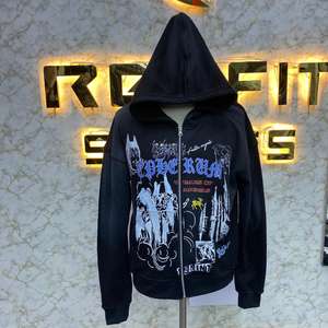 Sudadera con capucha negra de alta calidad a precio razonable, muy demandada, fabricada en fábrica, sudaderas con capucha para hombre a precio económico. - Product Image 1