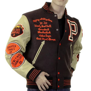 Chaqueta de Invierno para Hombre, Mangas Largas, Cuello Alto, 2025, Alta Calidad, Parches de Chenilla, Nuevo Diseño, Chaqueta Universitaria para Hombre - Product Image 2