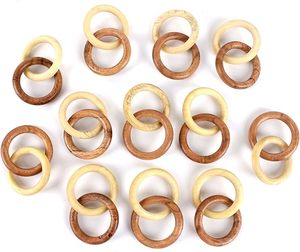 Double rond de serviette Grande décoration de table pour les mariages, les fêtes et les repas de tous les jours Forme de papillon en bois de manguier et en papier pour les saisons de printemps - Product Image 2