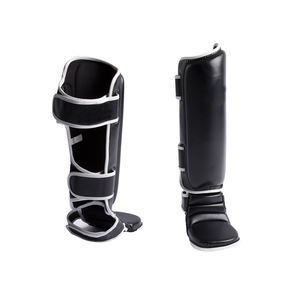 Venta al por mayor de espinilleras de diseño personalizado profesional Shin in Step MMA Training Mauy Thai espinilleras almohadillas de entrenamiento de boxeo hombres - Product Image 5