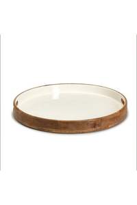 DISEÑO ÚNICO Y CON ESTILO DE BANDEJA DE SERVICIO REDONDA CON ESMALTE EN DIFERENTES TAMAÑOS - Product Image 5