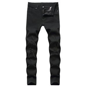Pantalones de chándal Jogger para hombre, cintura elástica, dobladillo con puños, ajuste informal, pierna recta, transpirable, patrón 3D, pantalones vaqueros con botones - Product Image 6