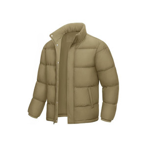 High Street Custom Logo <b>Top</b> Selling Knitted Polyester Quality Hooded <b>Bubble</b> Jacket - Product Image 4