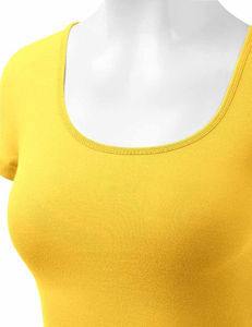 Camiseta corta de mujer de último diseño de fabricante de Pakistán, camisetas cortas transpirables de secado rápido para mujer, camiseta para mujer - Product Image 5