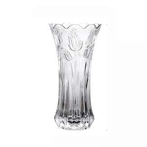 Vase Verre Fleur Clair Transparent Cristal Transparent pour Vases pour Salon Table À Manger Centres De Table Décor - Product Image 2