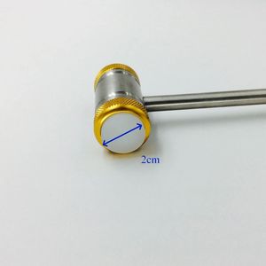 Maillet à os 22,5 cm à pointe en caoutchouc, instruments chirurgicaux orthopédiques en plastique pour ORL, ensemble orthopédique manuel en acier inoxydable TAIDOC - Product Image 4