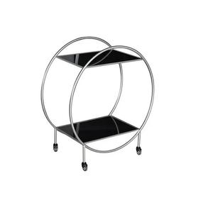 รถเข็นสแตนเลสและหินอ่อนพร้อมล้อสำหรับตกแต่ง2023เสิร์ฟสำหรับบ้านและโรงแรม - Product Image 4