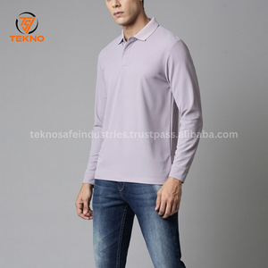 Camisa con logotipo personalizado para hombre, polos de golf para hombre, polos lisos de manga larga, polos informales transpirables cómodos, servicio OEM - Product Image 6
