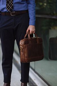 Men's Office Laptop Bag Crossbody PU <b>Leather</b> <b>Briefcase</b> Messenger Bag LPG-0130 for Work Stylish Handbag Design - Product Image 4