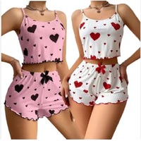 Lot de pyjamas en bambou imprimés divers pour dames en stock de marque célèbre pour dames filles barboteuse en bambou boîte mystère d'ensembles de traverses en bambou Weiwei
