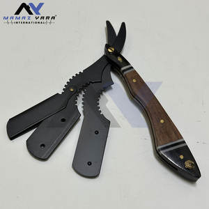 Rasage traditionnel exquis manche en bois élégant fabriqué à la main confort rasage de près netteté exceptionnelle durabilité toilettage - Product Image 2