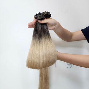 Extensions de cheveux humains en cheveux vierges lisses bon marché, vente en gros, 100% cheveux bruts pour femmes - Product Image 5