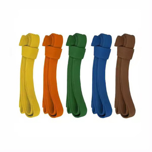 Cinturón de Artes Marciales Profesional de Alta Calidad Más Vendido, Colores Personalizados para Karate, Jiu Jitsu, Taekwondo, Judo con Logotipo Personalizado - Product Image 1