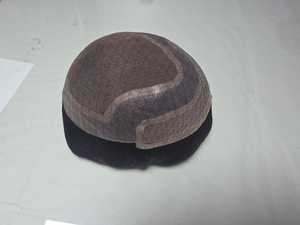 Taz วิกผมสำหรับผู้ชายวิกผมวิกผมวิกผมแบบลอนคลื่นลึกทำจากผมเลมี้อินเดียและผมมนุษย์บังคลาเทศ - Product Image 4