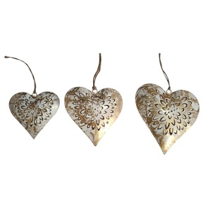 Fournitures de fête décorative poule en métal décoration de pâques suspendue - Product Image 4