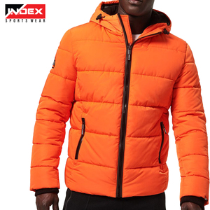 Chaqueta de plumón de alta calidad personalizada para hombre, chaquetas de plumón de ganso blanco cálido a prueba de viento con relleno de moda 1000 con logotipo personalizado - Product Image 5