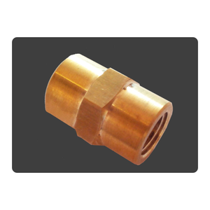 Raccord hexagonal en laiton femelle de 1/4 \ "NPT en gros modèle de tête du fabricant de raccords de tuyauterie en cuivre en gros - Product Image 1