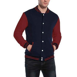 Veste universitaire pour hommes à prix d'usine, logo privé à la vente à chaud, dernière mode, taux de gros, demande des clients, veste universitaire pour hommes - Product Image 3