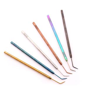 Meilleures ventes d'outils professionnels en acier inoxydable pour sourcils et cils Outil de séparation de lève-cils de beauté avec logo personnalisé - Product Image 4