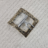 Chaussures en cuir napoléoniennes médiévales boucle de ceinture boucle de chaussure de tourbillon en laiton avec épingle en métal TT-7611 BC