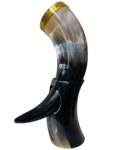 แก้วเขาสัตว์ไวกิ้งโบราณ งานแฮนด์เมด คุณภาพสูง สำหรับขายส่ง เหมาะสำหรับงานปาร์ตี้ ตกแต่งบ้าน ใช้ในโรงแรม ส่งออก - Product Image 4