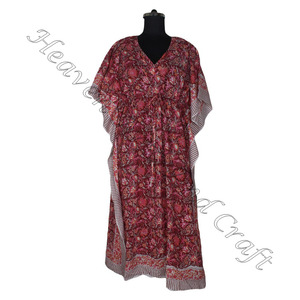 ชุดเดรสคาฟตันยาววิสคอสแบบแอฟริกันชุดเดรสยาวผ้าฝ้ายคาฟตัน - Product Image 4